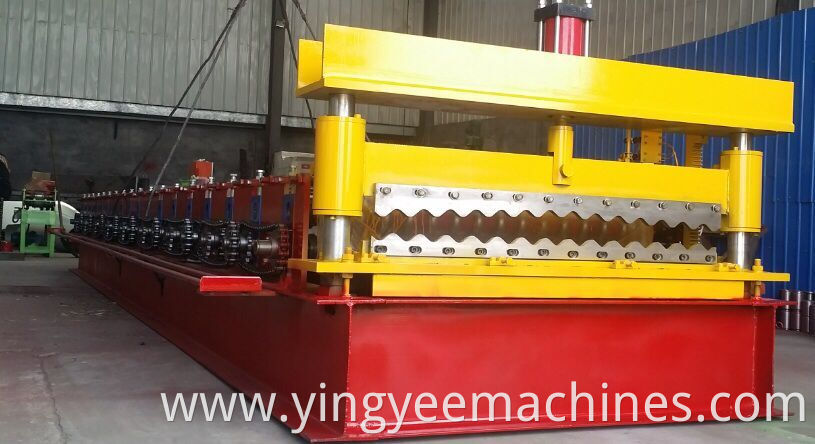 Metal Sheet Rolling Machine,Double Layer Forming Roll Line,Double Deck Production Equipment